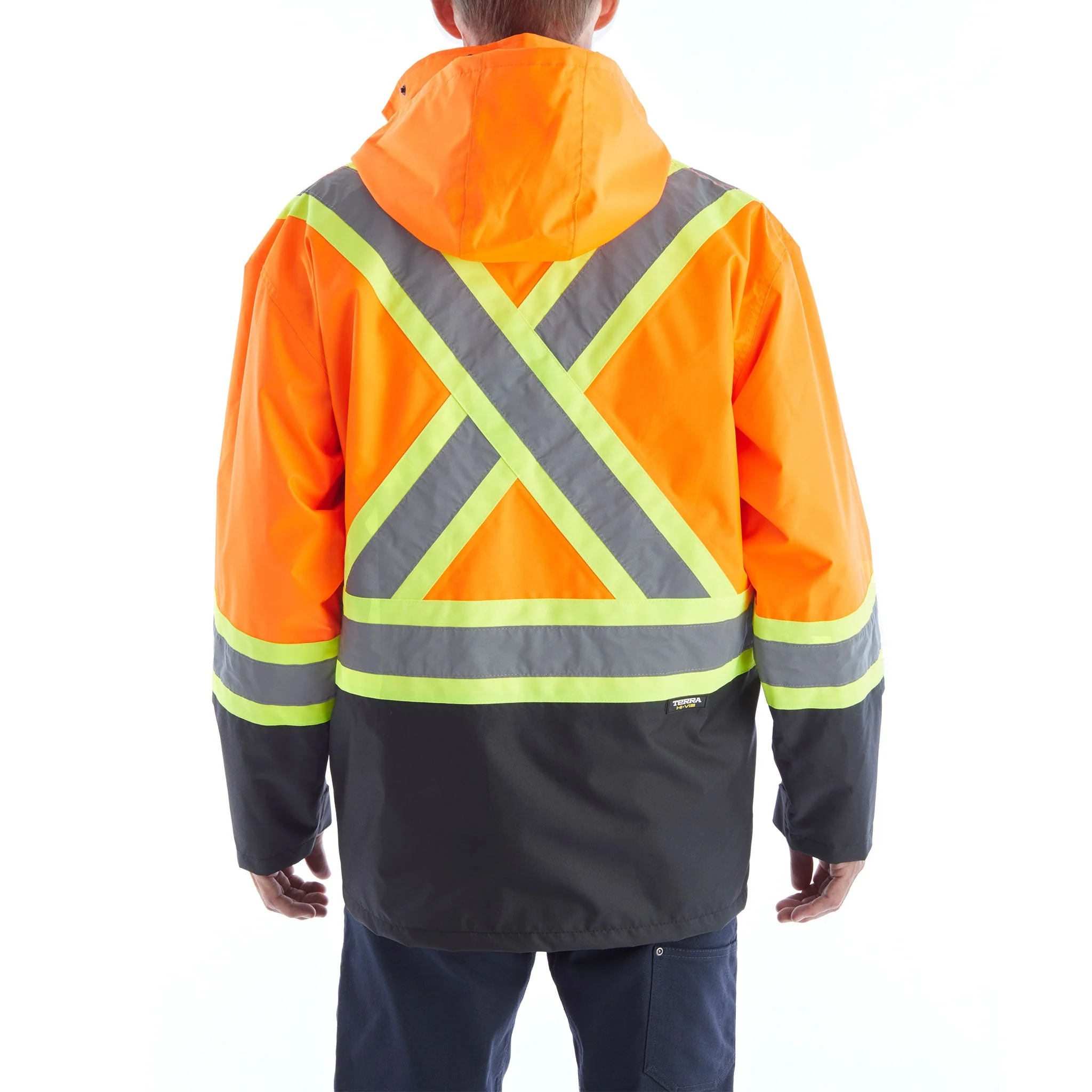 Terra Veste de travail imperméable haute visibilité 116520JOR - Orange - Image 2