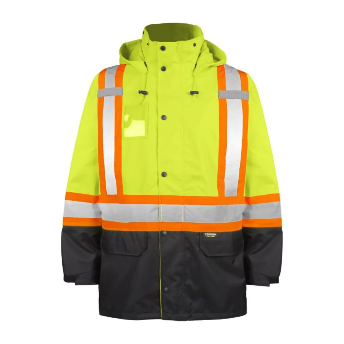 Terra Veste de travail imperméable haute visibilité 116520JYL - Jaune - Image 3