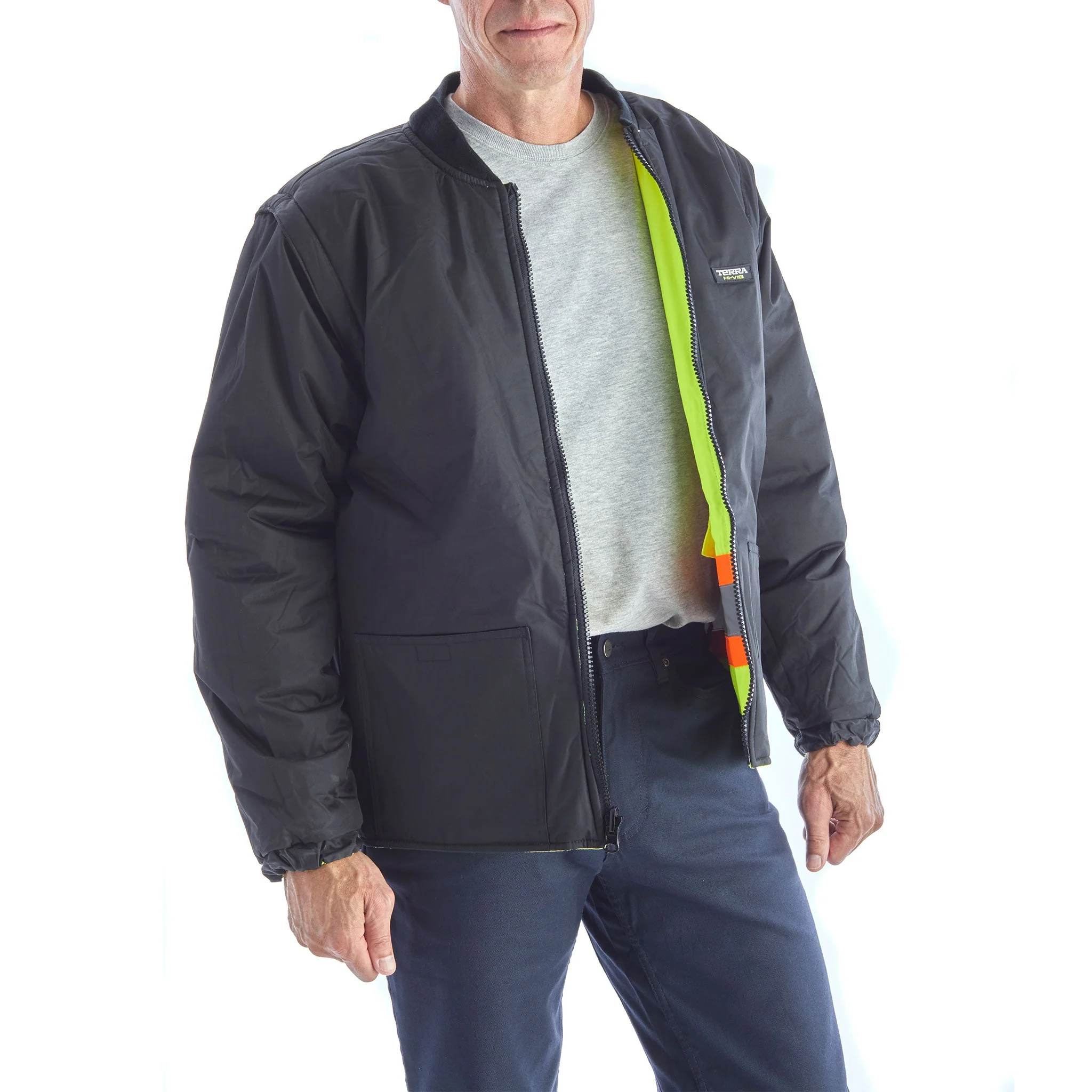 Veste de Haute Visibilité - Système 6 en 1 Jaune - 116562 - Image 3