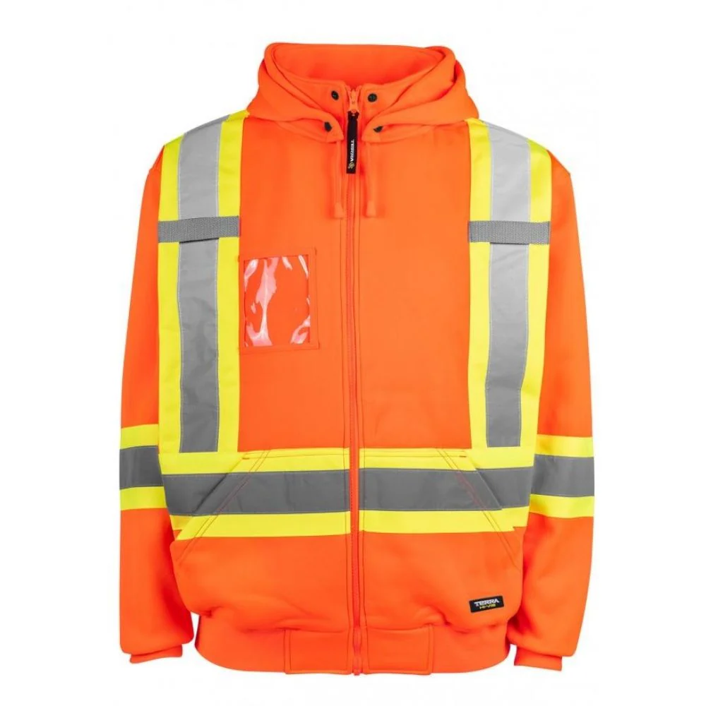 Terra veste de travail en polaire polyester haute visibilité 116506OR - Orange - Image 2