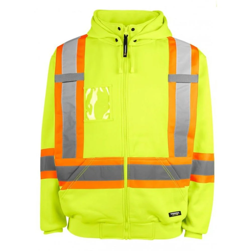 Terra veste de travail en polaire polyester haute visibilité 116506YL - Jaune - Image 5