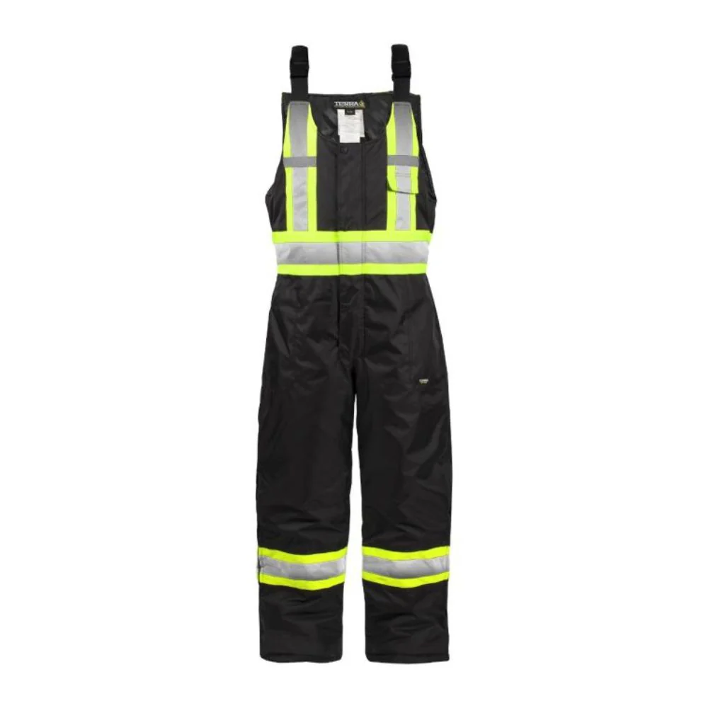 Salopette de travail isolée Terra Hi-Vis 116507 - Noir - Image 3