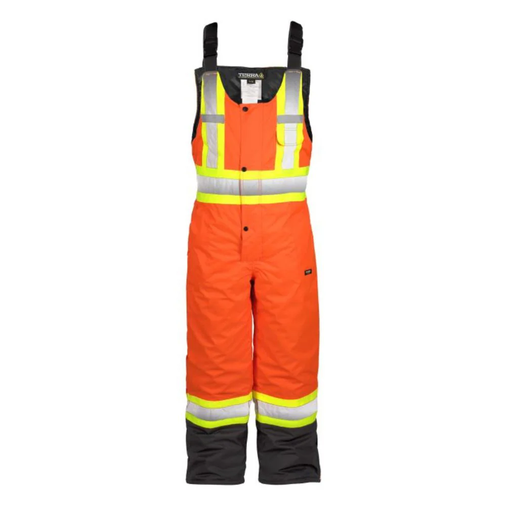 Salopette de travail isolée Terra Hi-Vis 116507 - Orange - Image 3