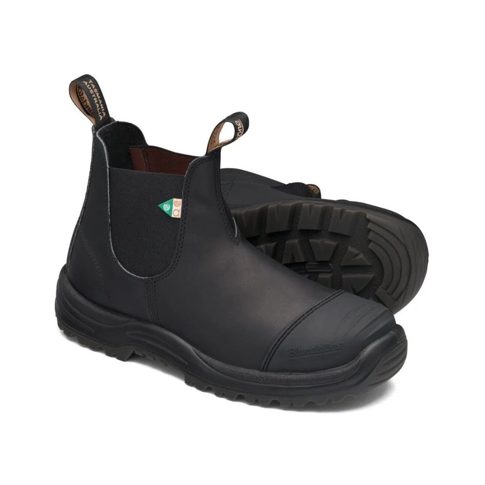 Botte de travail et de sécurité enfiler Blundstone 168 unisexe à cap d'acier avec bout en caoutchouc - Image 3