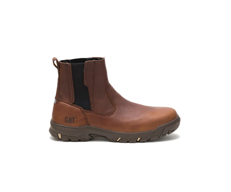 Botte de travail enfilable Abbey CAT pour femmes, à cap d'acier – nubuck - Image 2