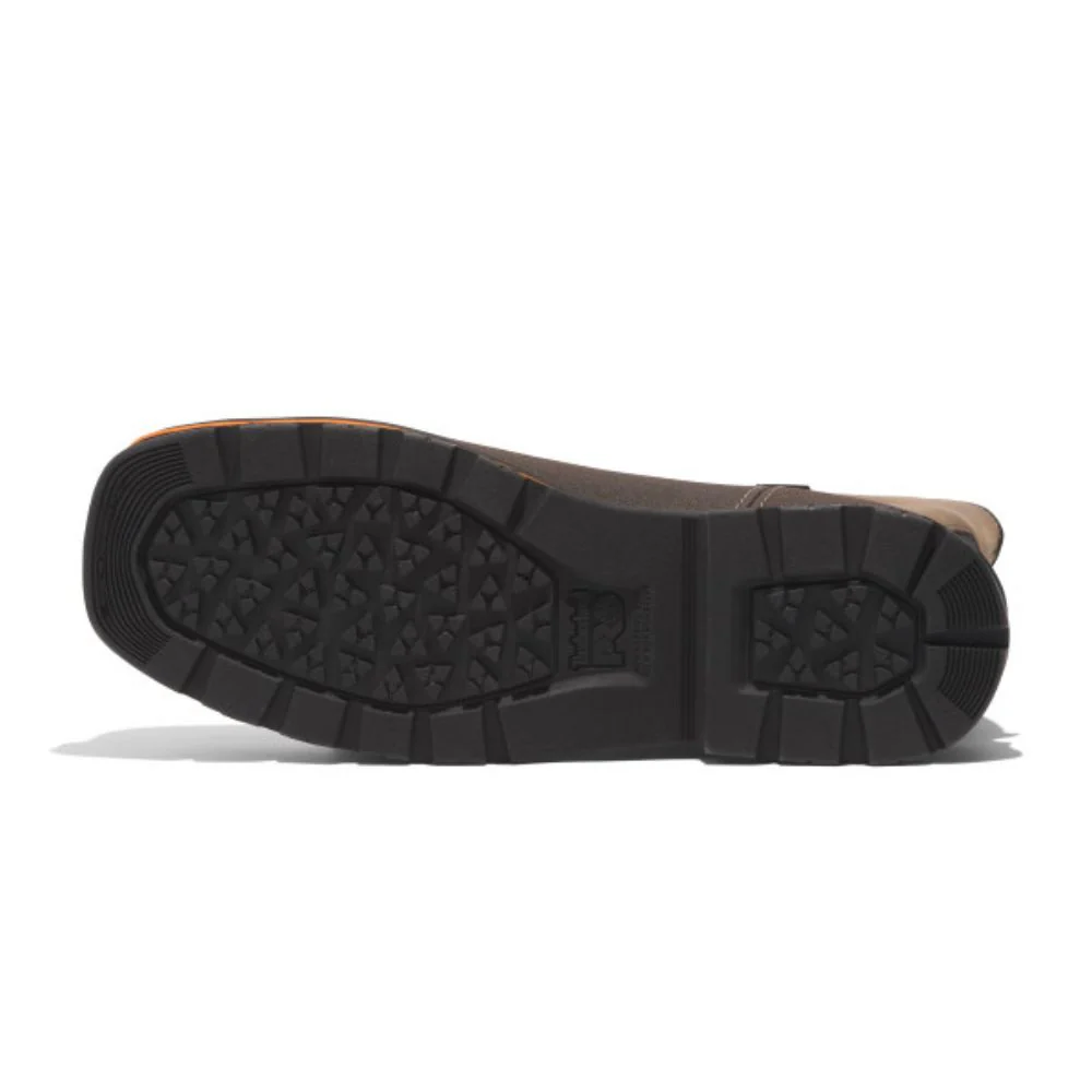 Botte de sécurité à bout composite imperméable à enfiler Timberland PRO® True Grit pour hommes TB0A5U6Y214 - Brun - Image 10