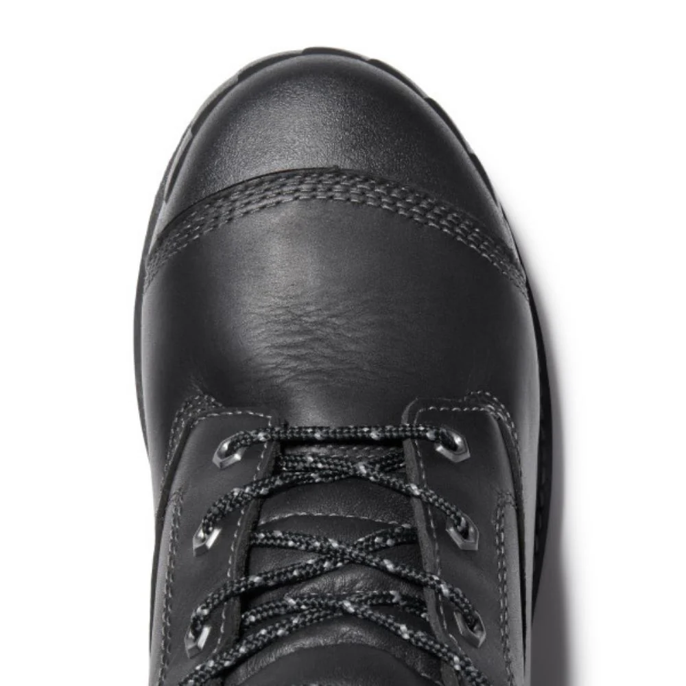 Botte de sécurité Boondock Timberland PRO de 20cm pour hommes, à embout composite avec Vibram Arctic Grip TB0A29S7001 - Noir - Image 6