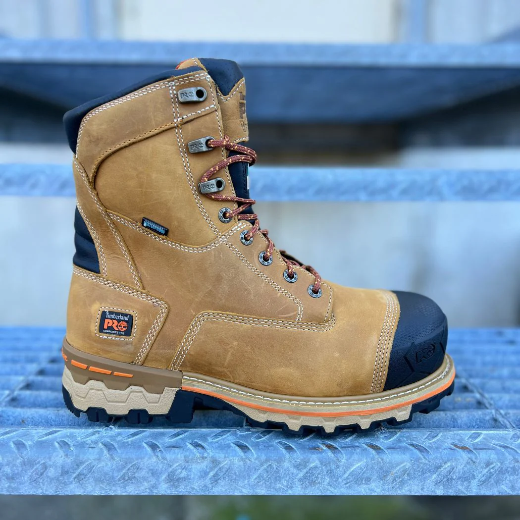 Botte de sécurité Boondock Timberland PRO de 8PO pour hommes, à cap de composite - TB0A21B7231-WHE - Image 2