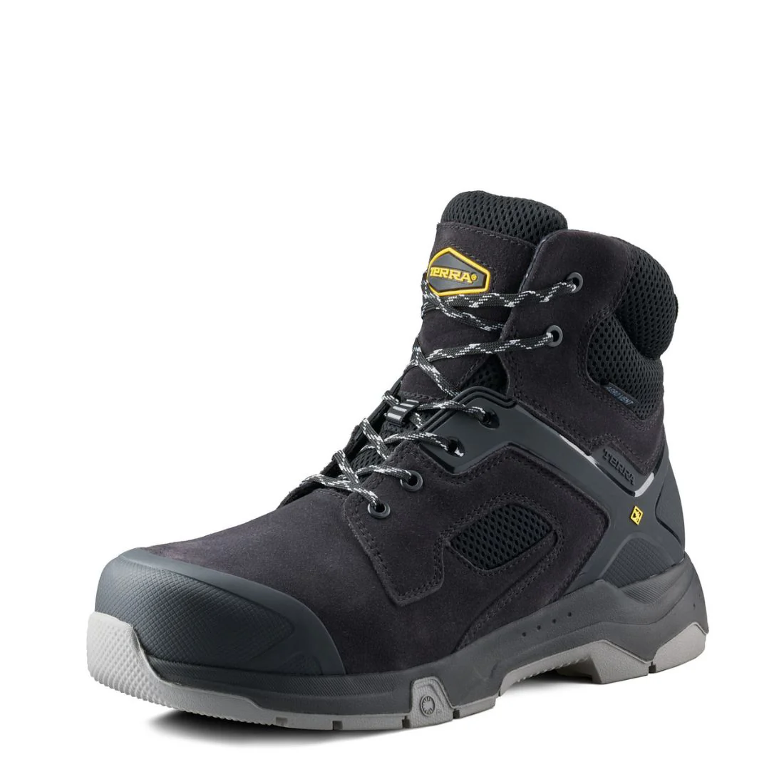 Botte de sécurité de travail à bout composite de 6 po Terra Cobalt pour hommes 1279BK - Noir - Image 3