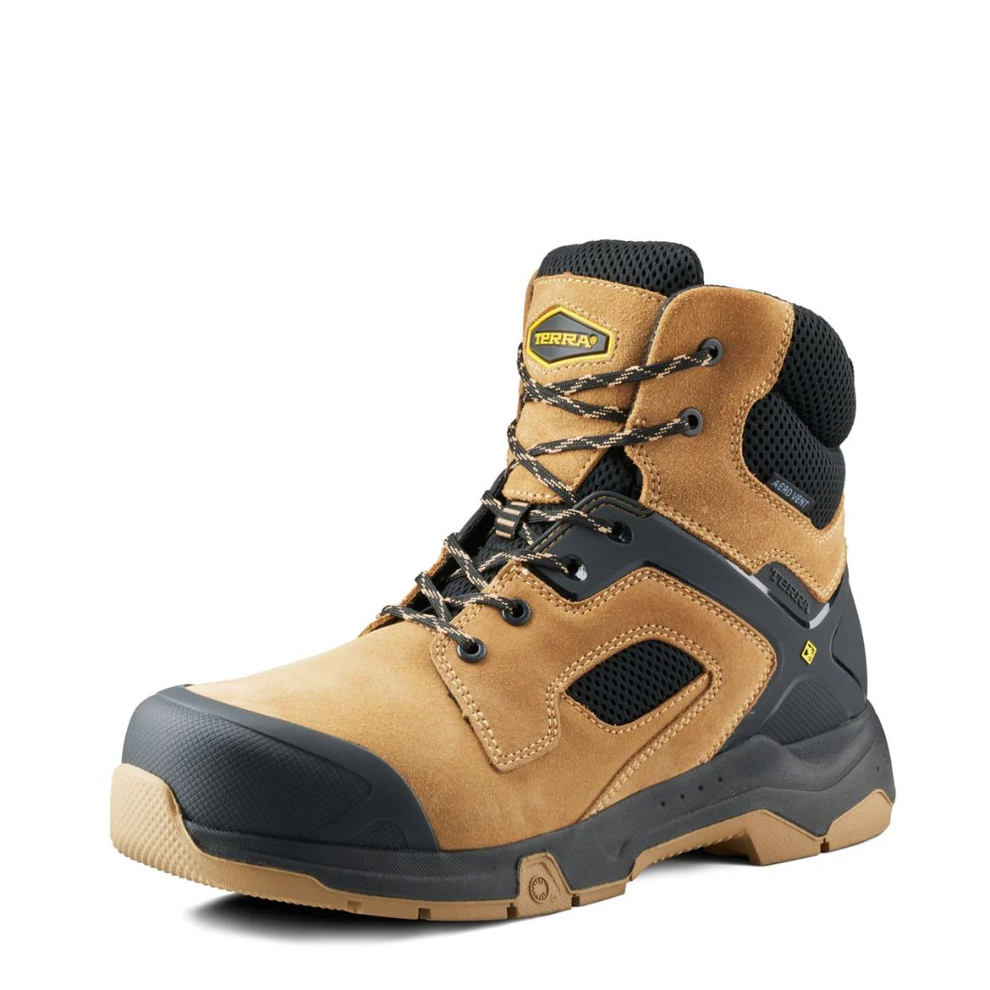 Botte de sécurité de travail à bout composite de 6 po Terra Cobalt pour hommes 1279TN - Brun - Image 3