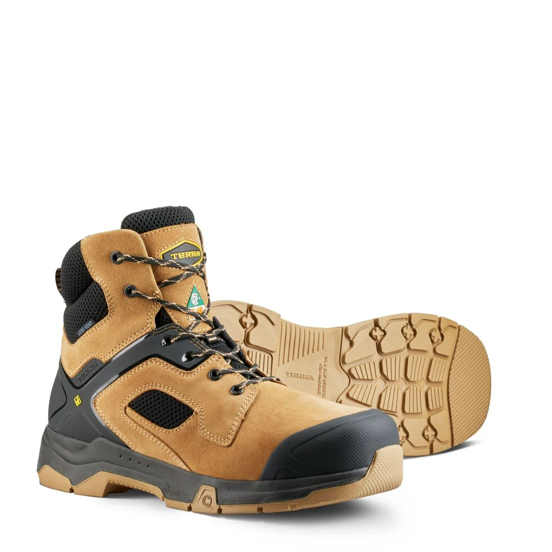 Botte de sécurité de travail à bout composite de 6 po Terra Cobalt pour hommes 1279TN - Brun - Image 8