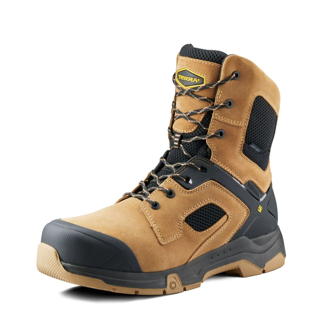 Botte de sécurité de travail à bout composite de 8 po Terra Cobalt pour hommes 1280TN - Brun - Image 3