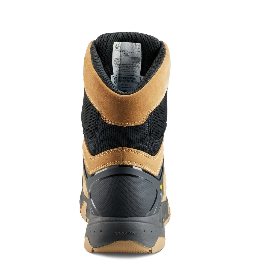 Botte de sécurité de travail à bout composite de 8 po Terra Cobalt pour hommes 1280TN - Brun - Image 8
