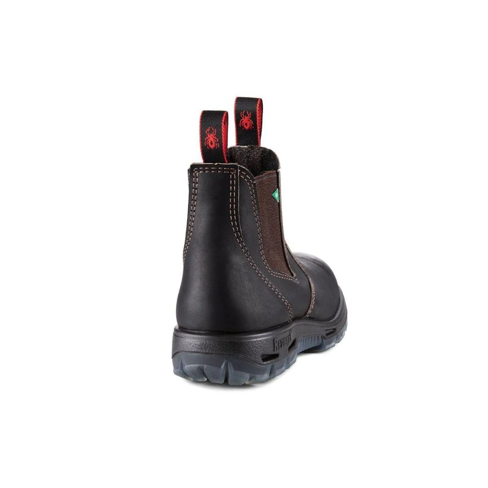 Botte de sécurité enfilables Redback Bobcat de 15 cm unisexe, à embout d'acier - claret - Image 4