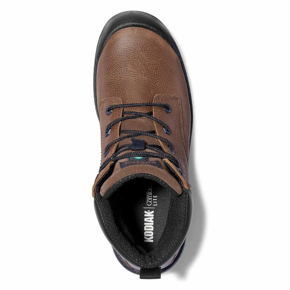 Botte de sécurité Greb Kodiak de 15 cm pour hommes, à embout d'acier KD0A4TH4BRN - Brun - Image 3
