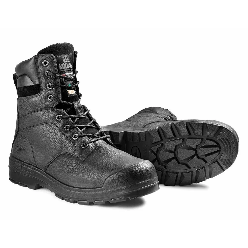 Botte de sécurité Greb Kodiak de 20 cm pour hommes, à embout d'acier KD0A4TH3BLK - Noir - Image 4