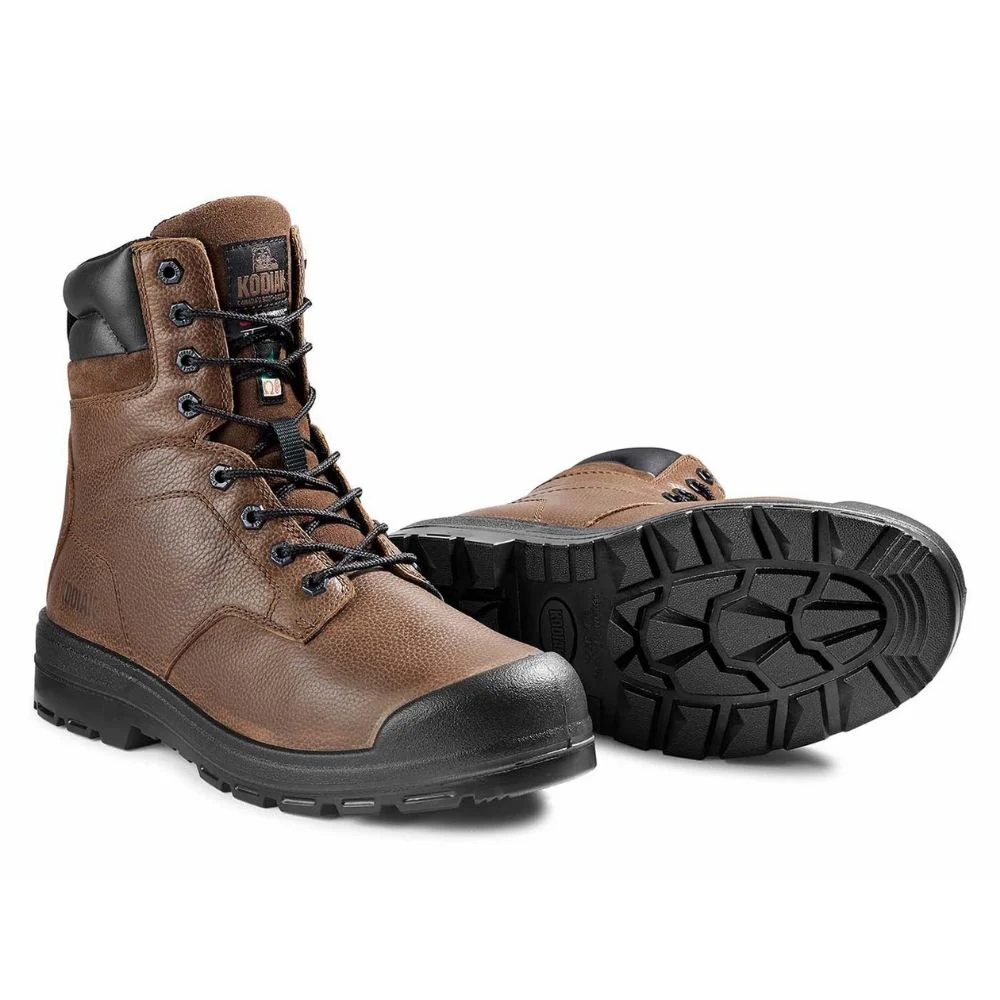 Botte de sécurité Greb Kodiak de 20 cm pour hommes, à embout d'acier KD0A4TH3BRN - Brun - Image 8
