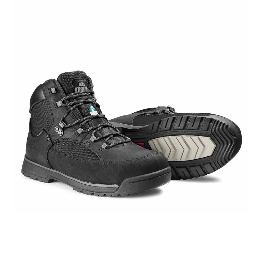 Botte de sécurité imperméable Greb Kodiak pour hommes, à embout d'acier KD0A834XBLK - Noir - Image 8