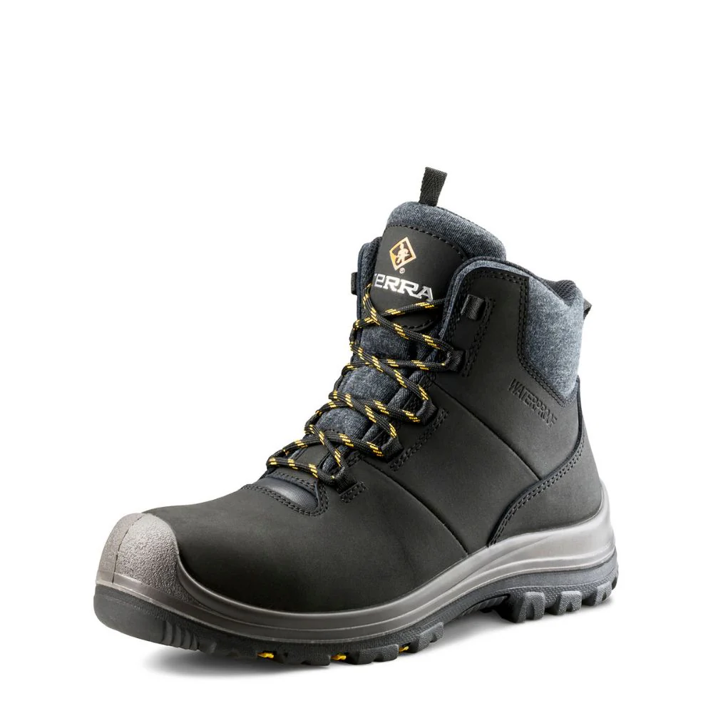 Botte de sécurité imperméable à bout composite Terra Findlay SD pour femmes de 6 po 839LBK - Noir - Image 4