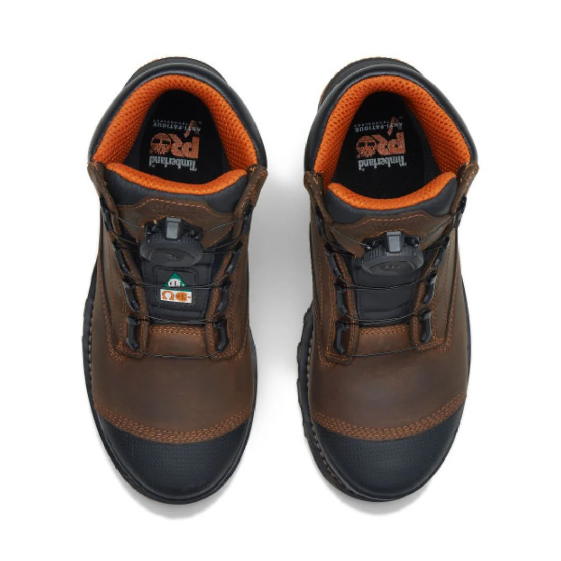 Botte de sécurité imperméable à bout composite Timberland PRO BOA® Boondock pour hommes de 6 po - TB0A66KYEM4 Brun - Image 11