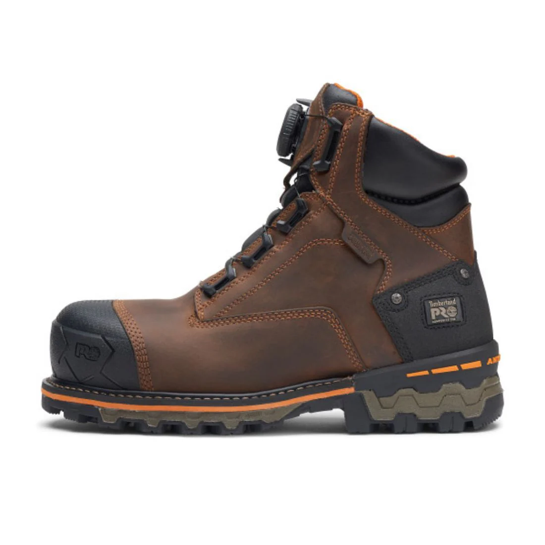 Botte de sécurité imperméable à bout composite Timberland PRO BOA® Boondock pour hommes de 6 po - TB0A66KYEM4 Brun - Image 5