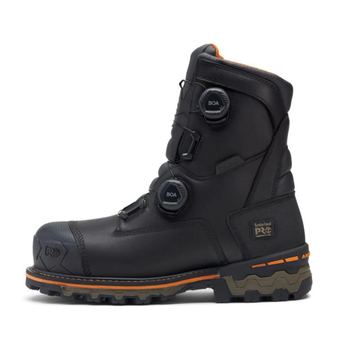 Botte de sécurité imperméable à bout composite Timberland PRO BOA® Boondock pour hommes de 8 po TB0A67B3W02 - Noir - Image 4