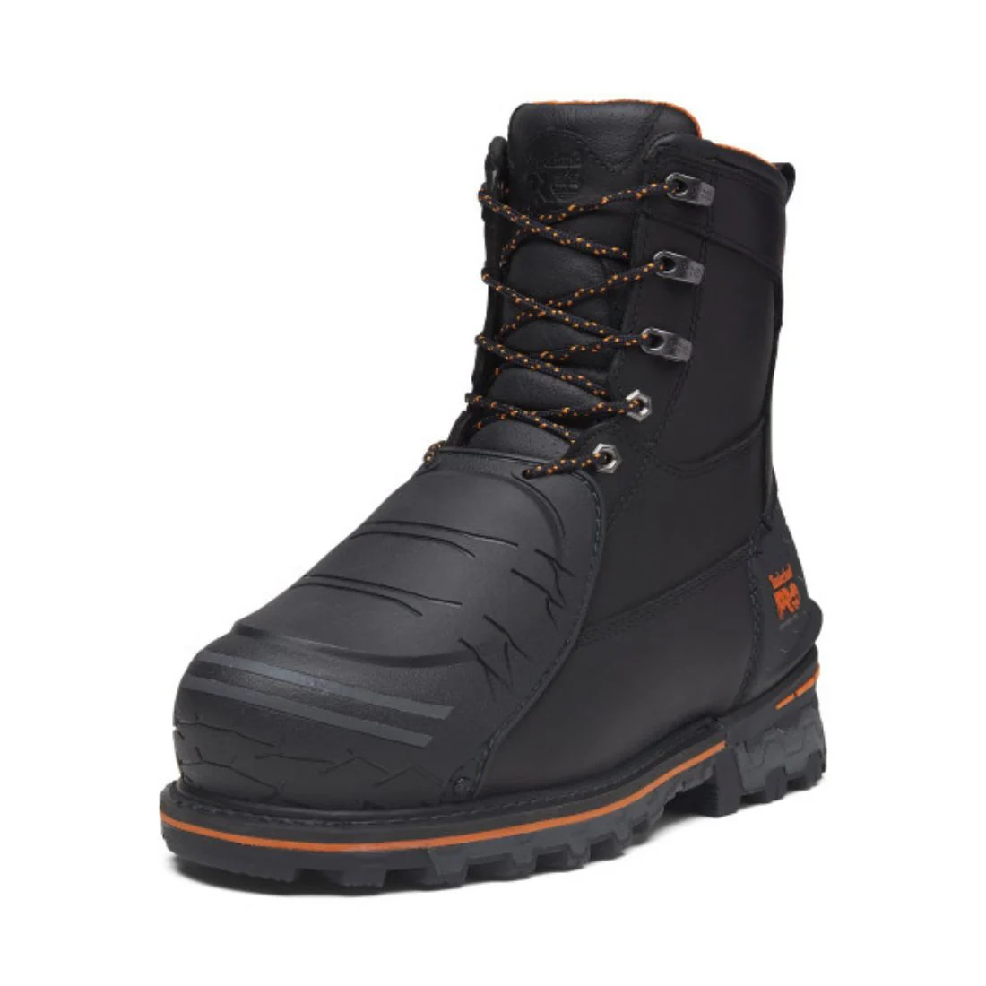 Botte de sécurité imperméable à bout composite Timberland PRO Boondock pour hommes de 8 po avec protection externe MET - TB0A66G7EDW Noir - Image 5