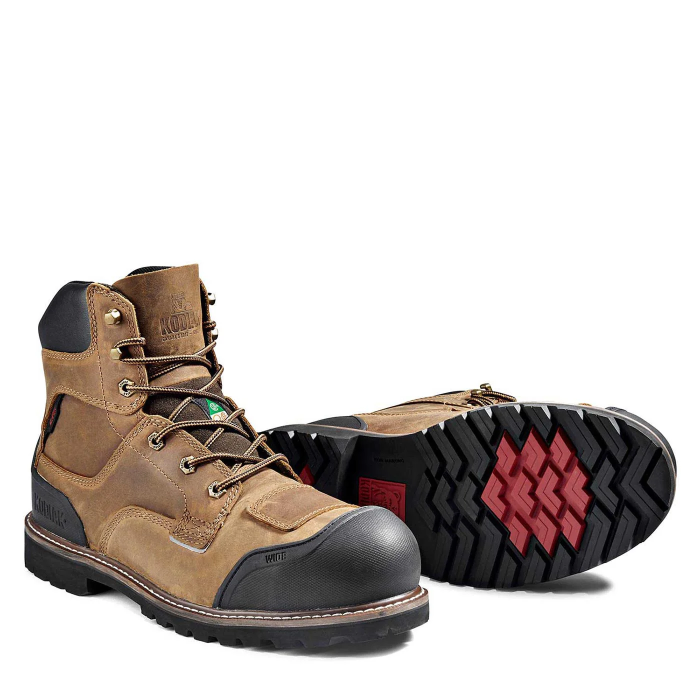 Botte de sécurité imperméable Widebody Kodiak de 15 cm pour hommes, à embout composite KD0A4TGBBRN - Brun - Image 4