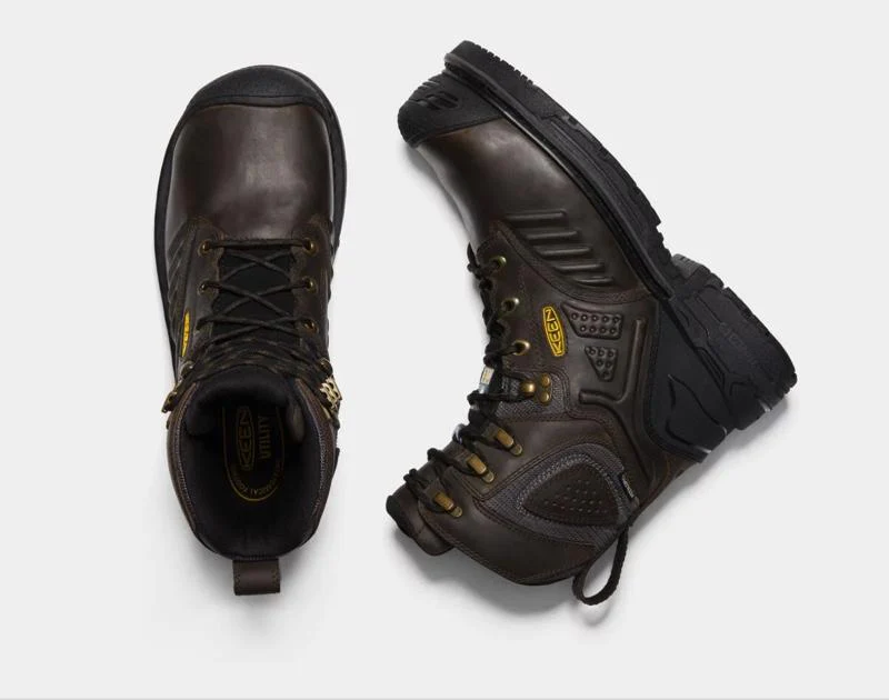 Botte de sécurité Keen Philadelphia de 20cm pour hommes à protecteur métatarsien interne 1022091 - noir/brun - Image 4