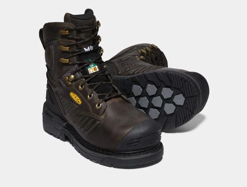 Botte de sécurité Keen Philadelphia de 20cm pour hommes à protecteur métatarsien interne 1022091 - noir/brun - Image 6