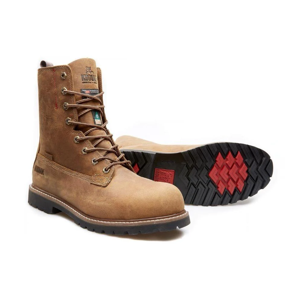 Botte de sécurité McKinney Kodiak de 8po pour hommes, à embout de composite - brun - Image 5