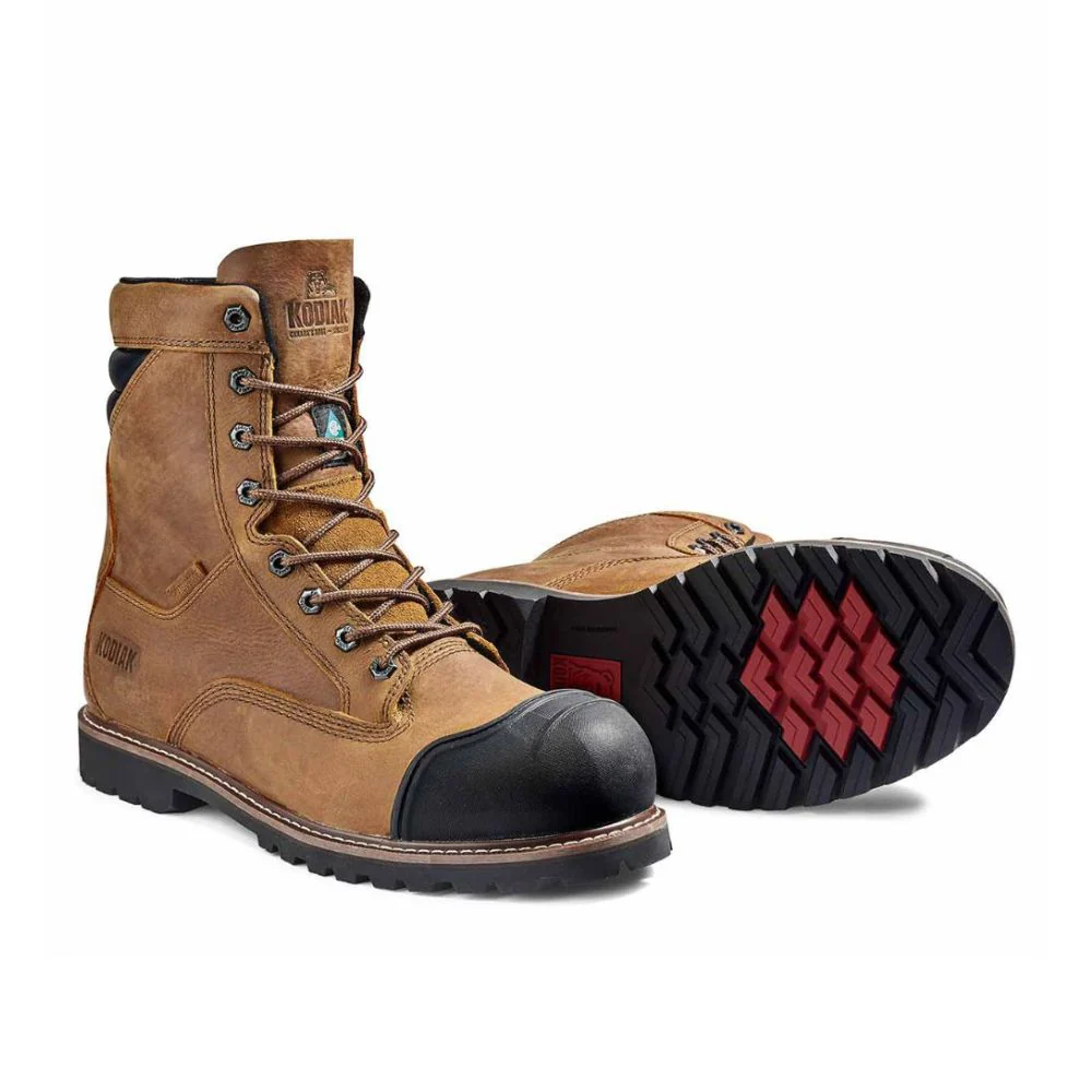 Botte de sécurité McKinney Kodiak M.U.T imperméable de 8po pour hommes, à cap de composite KD0A4TEPFWE - brun - Image 5
