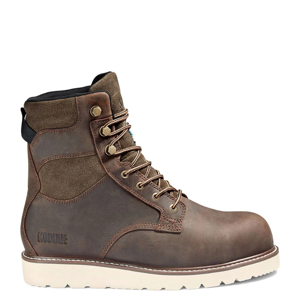 Botte de sécurité McKinney Kodiak semelle compensée de 8 po pour hommes, à embout de composite KD0A834PDBX - Marron foncé - Image 2