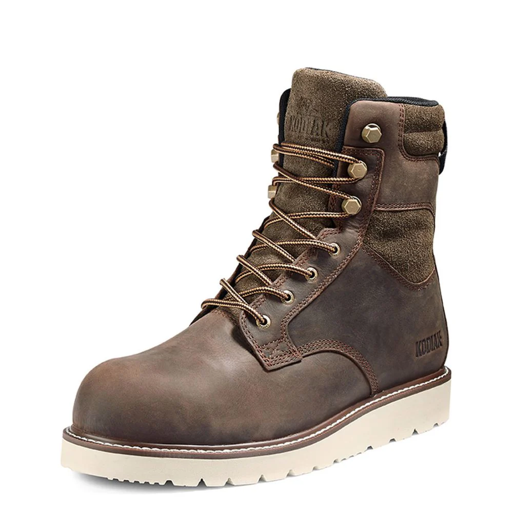 Botte de sécurité McKinney Kodiak semelle compensée de 8 po pour hommes, à embout de composite KD0A834PDBX - Marron foncé - Image 4