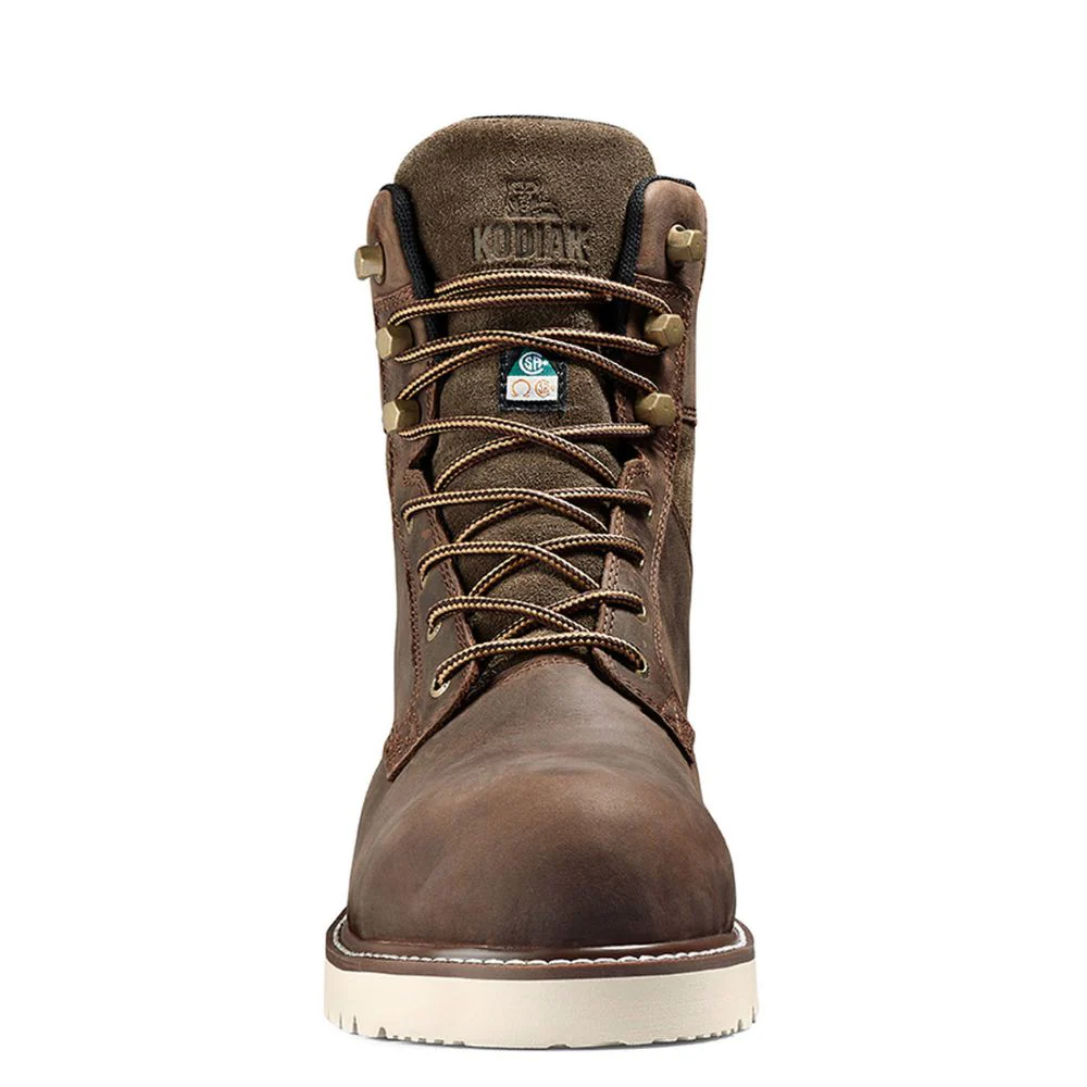 Botte de sécurité McKinney Kodiak semelle compensée de 8 po pour hommes, à embout de composite KD0A834PDBX - Marron foncé - Image 9