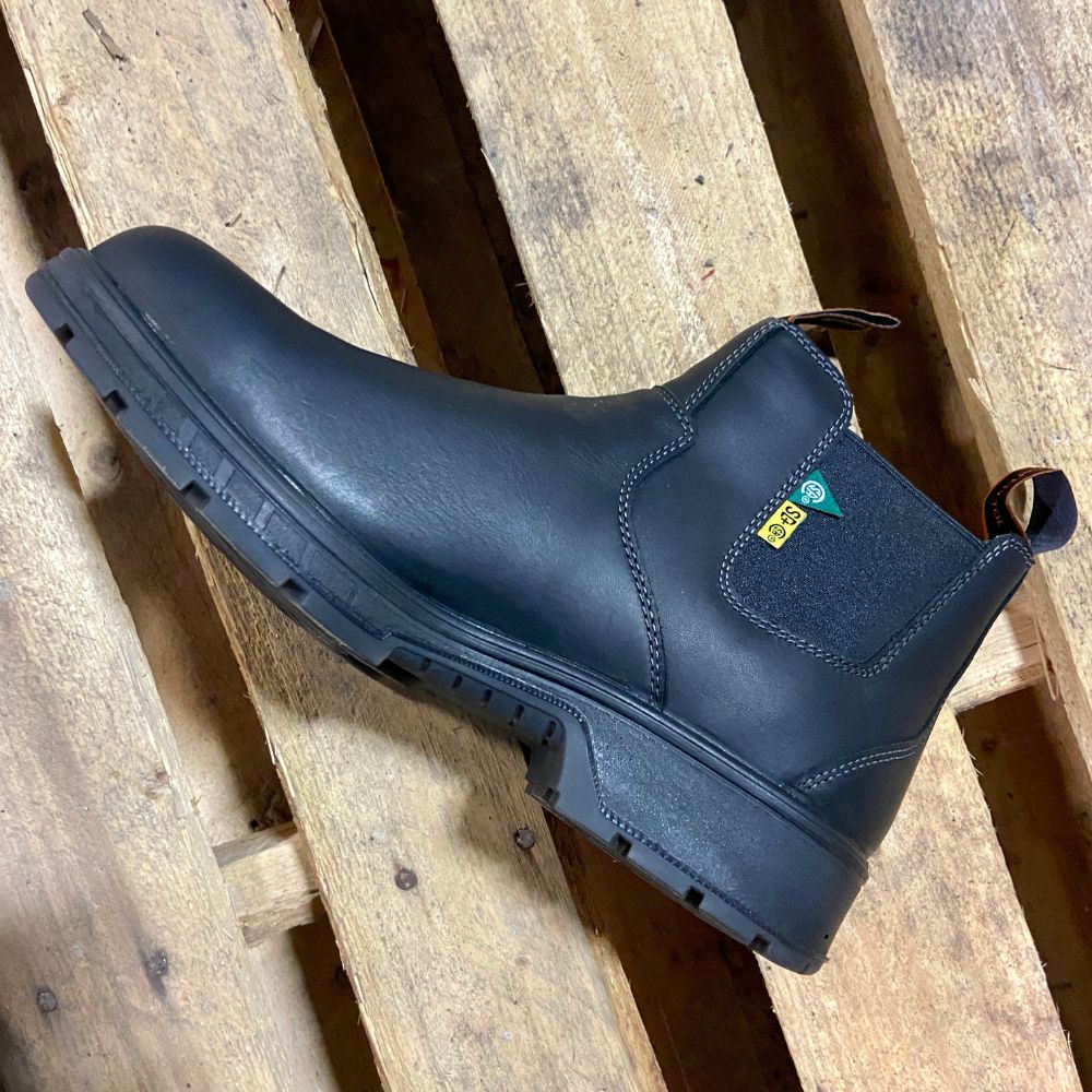 Botte de sécurité Nashoba en cuir Timberland PRO pour hommes, à embout composite - Noir - Image 3