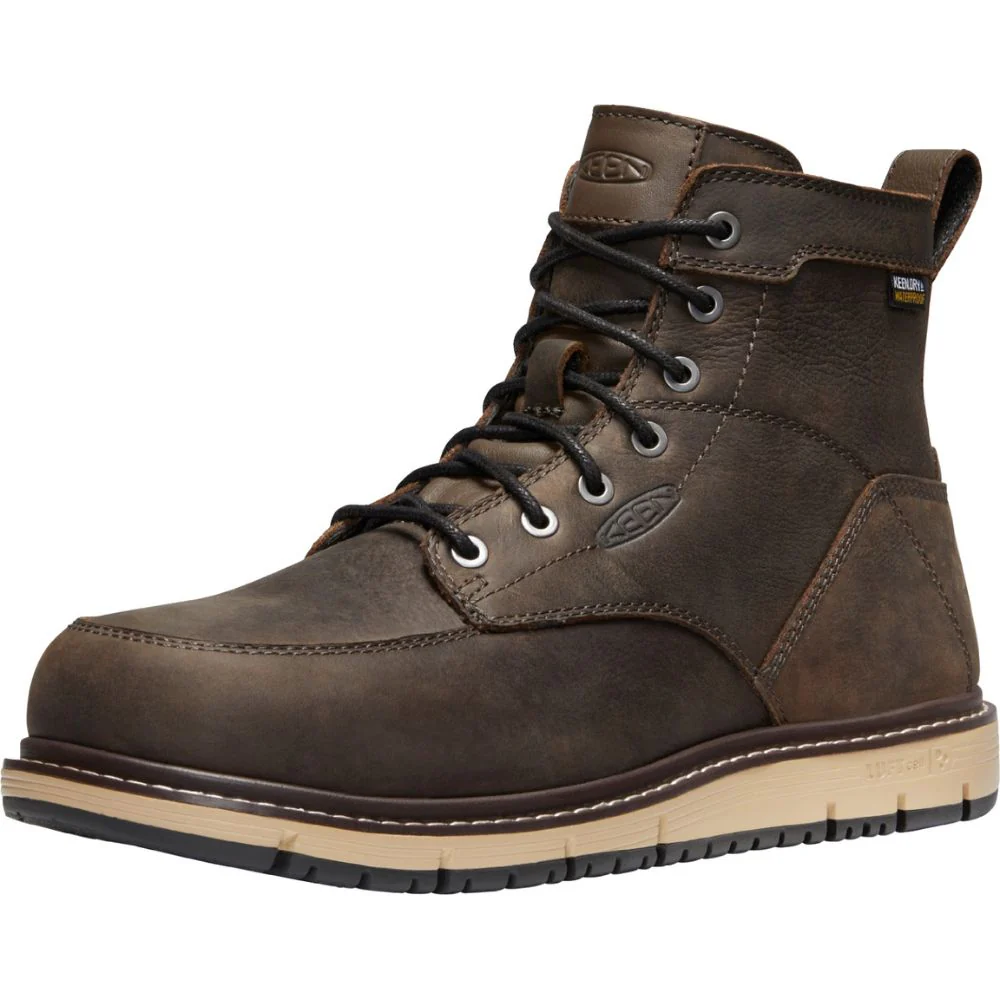 Bottes de travail 15 cm imperméables Keen San Jose pour homme embout en aluminium 1023250 - Brun - Image 3