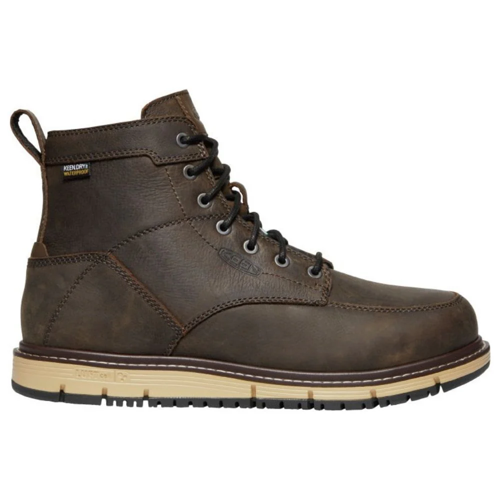 Bottes de travail 15 cm imperméables Keen San Jose pour homme embout en aluminium 1023250 - Brun - Image 8