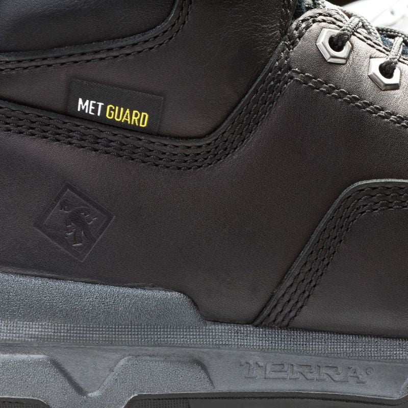 Botte de sécurité Sentry 2020 Terra pour hommes de 15cm, à embout composite avec Metguard interne - Noir - Image 7