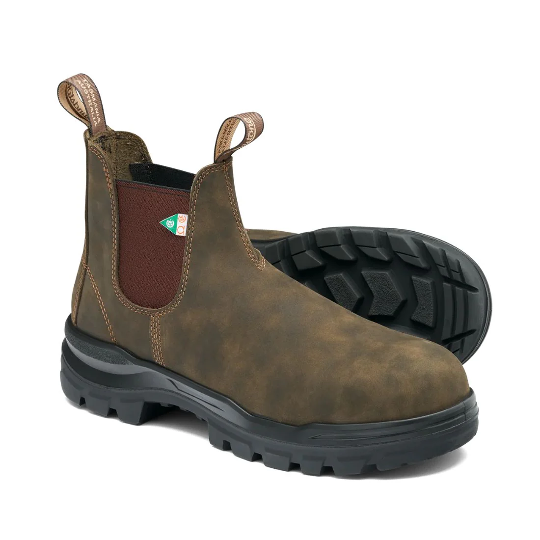 Botte de sécurité unisexe à embout composite Blundstone Rotoflex 8302 - Rustique Brun - Image 3