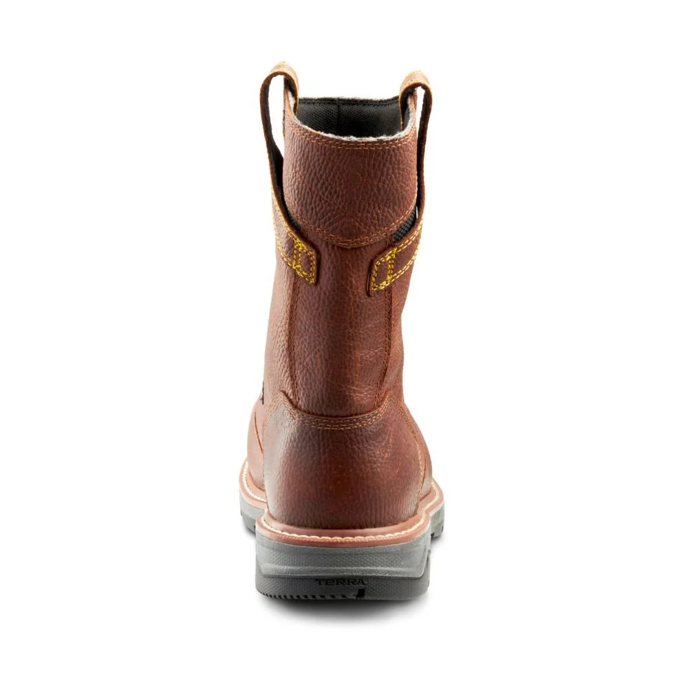 Botte de travail à enfiler CSA imperméable unisexe Terra Patton de 8 po à bout en alliage avec protection interne MET TR0A4TCCBRN - Image 6