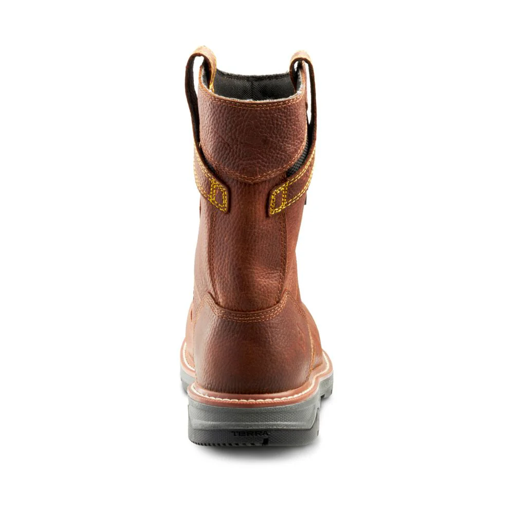 Botte de travail à enfiler CSA imperméable unisexe Terra Patton de 8 pouces à cap d'acier TR0A4TCBBRN - Image 5