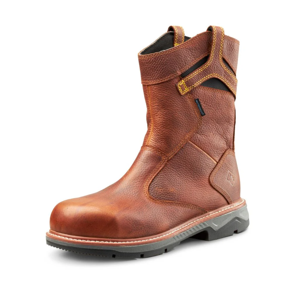 Botte de travail à enfiler CSA imperméable unisexe Terra Patton de 8 pouces à cap d'acier TR0A4TCBBRN - Image 6