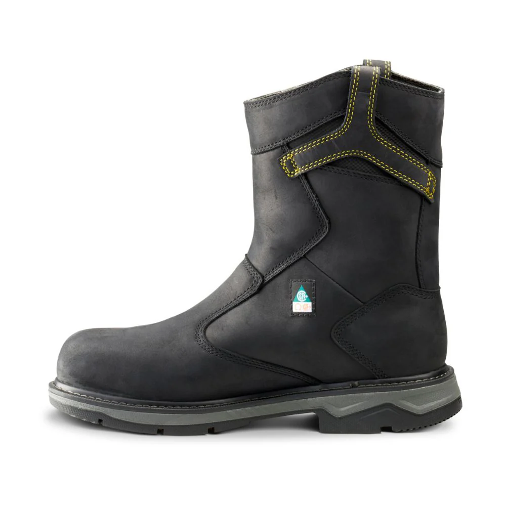 Botte de travail à enfiler CSA imperméable unisexe Terra Patton de 8 pouces à cap d'acier TR0A4TCBBLK - Image 4