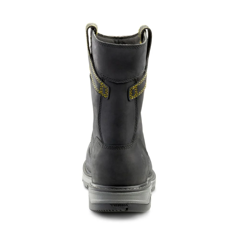Botte de travail à enfiler CSA imperméable unisexe Terra Patton de 8 pouces à cap d'acier TR0A4TCBBLK - Image 6