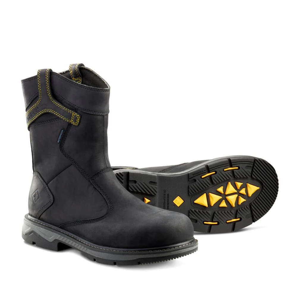 Botte de travail à enfiler CSA imperméable unisexe Terra Patton de 8 pouces à cap d'acier TR0A4TCBBLK - Image 9
