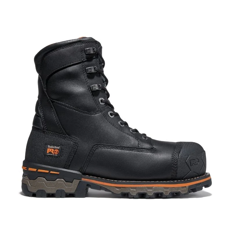 Botte de travail Boondock Timberland PRO de 20cm pour hommes, à embout composite TB0A2APK001 - NOIR - Image 2