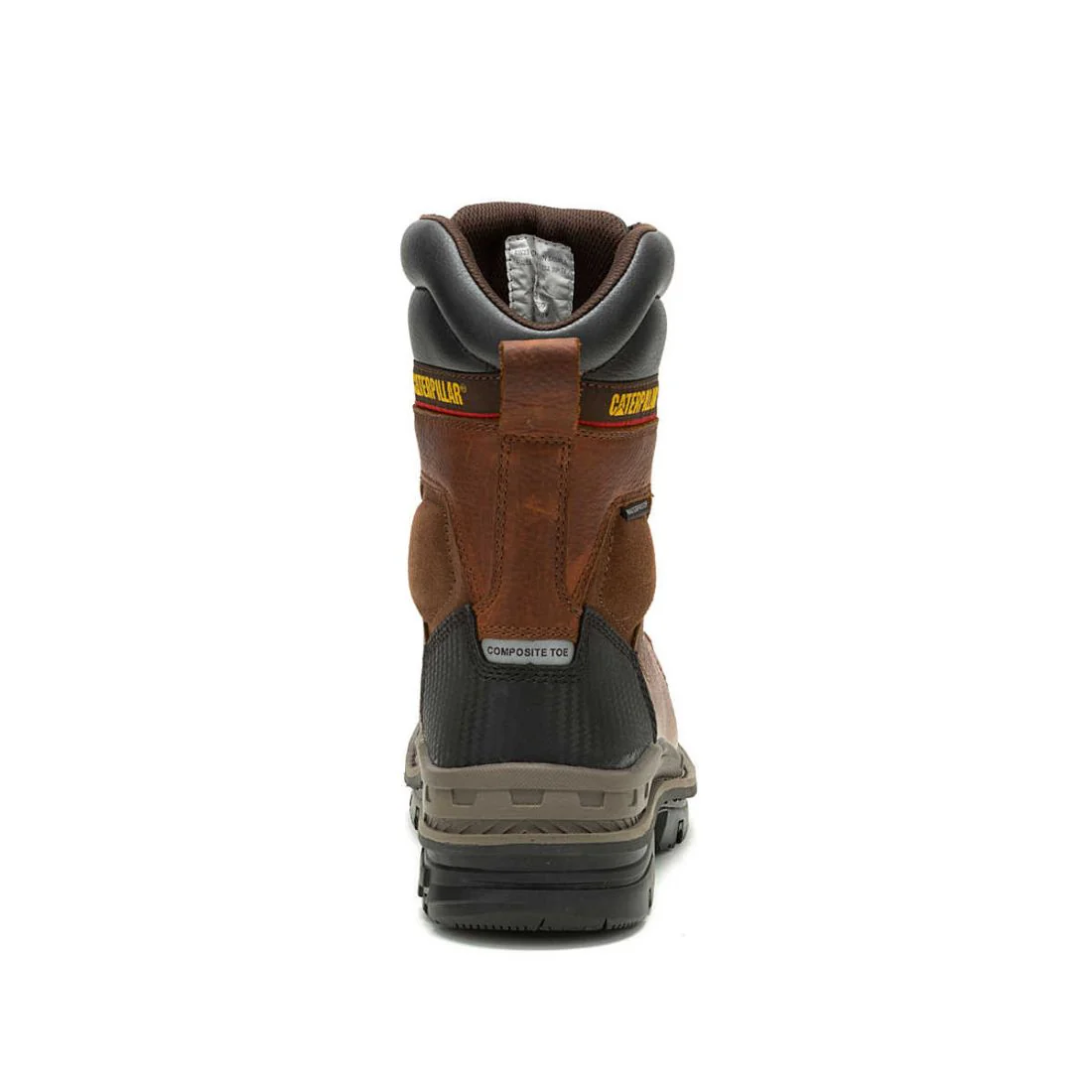 Botte de travail CAT Hauler XL de 8 po à bout composite pour hommes 725891 - Brun - Image 4