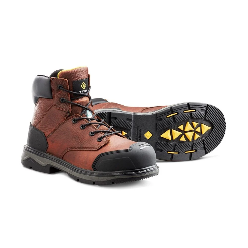 Botte de travail CSA Patton Terra de 6 po unisex, à cap d'acier TR0A4NS6BRN - Brun - Image 3