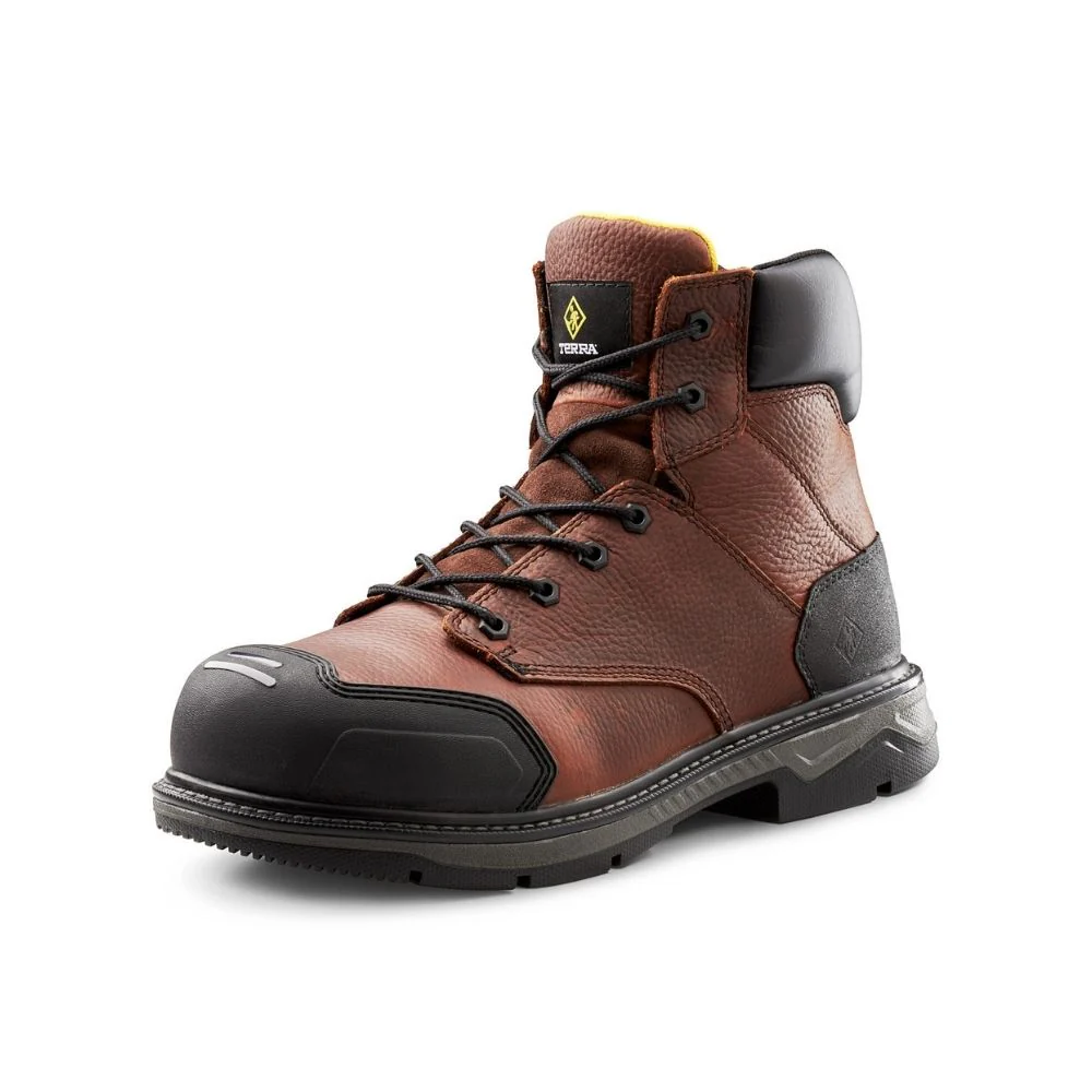 Botte de travail CSA Patton Terra de 6 po unisex, à cap d'acier TR0A4NS6BRN - Brun - Image 7